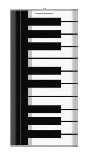 Black and White Piano Keyboard Iphone6 Case