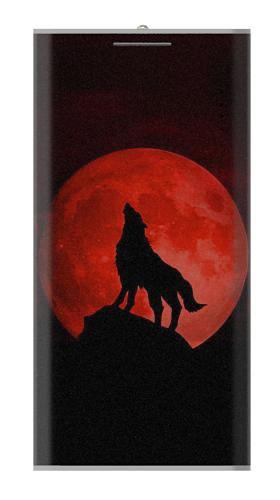 Wolf Howling Red Moon Iphone6 Case
