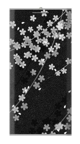 Japanese Style Black Flower Pattern Iphone6 Case