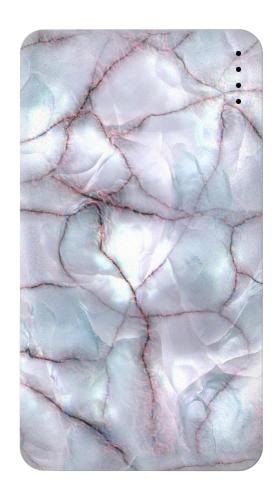 Dark Blue Marble Texture Graphic Print Iphone6 Case