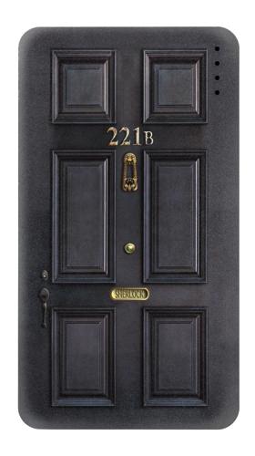 Sherlock Holmes Black Door 221B Iphone6 Case