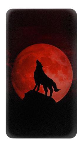 Wolf Howling Red Moon Iphone6 Case