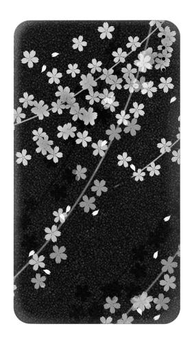 Japanese Style Black Flower Pattern Iphone6 Case